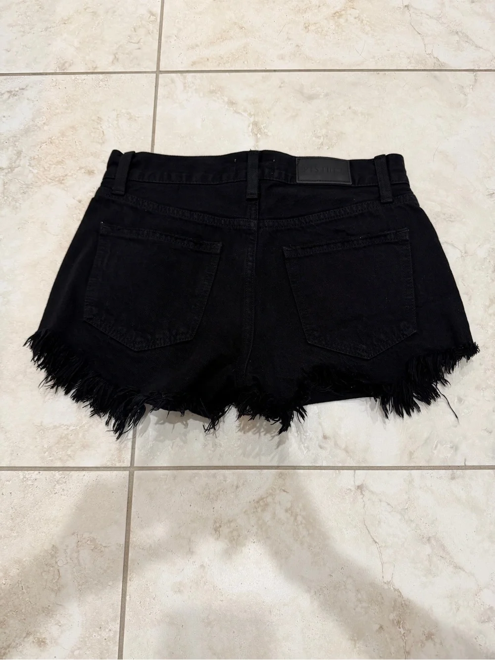 Pistola Black Denim Shorts 23